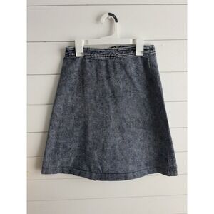 Junee Denim Acid Wash Skirt Size Xs 100% Cotton 0657‎